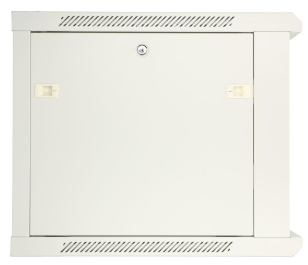 Extralink Szafka wisząca rack 9U 600x600 szara metalowe drzwi EX.13025 - 489308 - zdjęcie 3